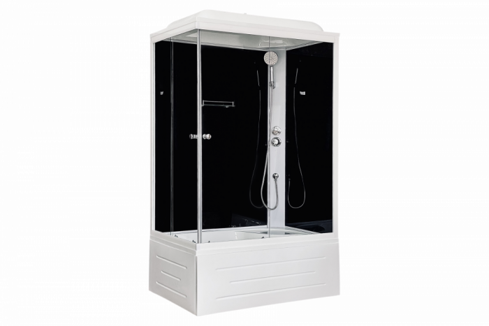 Душевая кабина 100х80 см Royal Bath BP RB8100BP5-BT-R стекло прозрачное