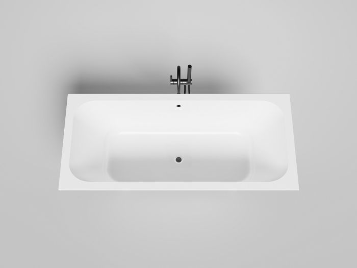 Ванна из искусственного камня Salini Orlanda S-Sense 170x75 103213G, белый