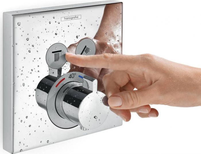 Термостат для душа Hansgrohe ShowerSelect 15763700, белый матовый