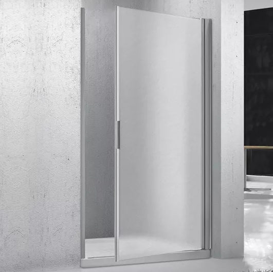 Душевая дверь в нишу 85 см BelBagno SELA-B-1-85-P-Cr, стекло рифленое punto