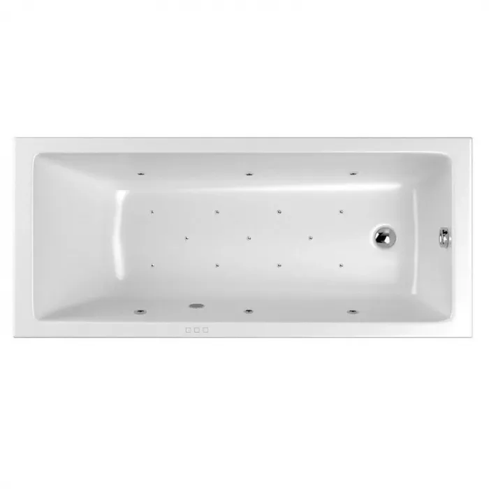 Акриловая ванна Whitecross Wave Slim 160х70 0111.160070.100.RELAX.CR хром, белый