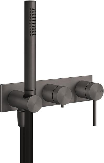 Смеситель для душа Gessi 316 54038#707, brushed black metal PVD