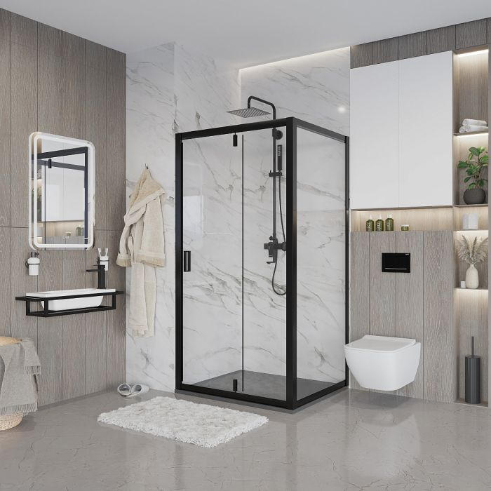 Боковая стенка Vincea Soft VSG-3SO800CL стекло прозрачное, хром