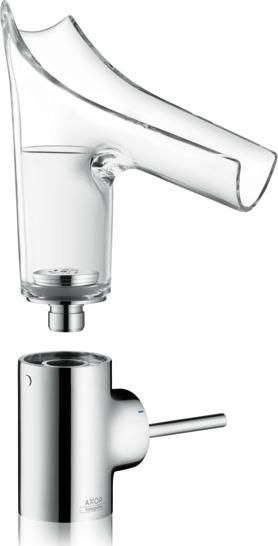 Смеситель для раковины Axor Starck V 12112450, белый