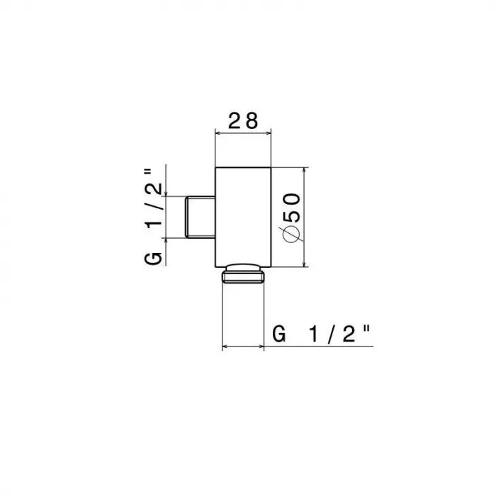 Шланговое подключение  Kerama Marazzi Ole 2299KM.M0.070 серый