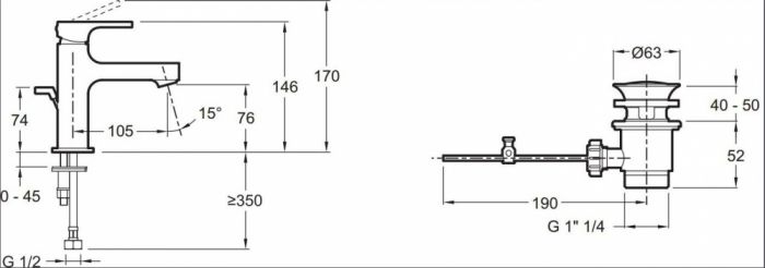 Акриловая ванна Excellent wave 160x80