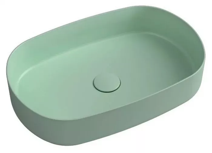 Раковина накладная Isvea Infinity 10NF65055SV-2T зеленый