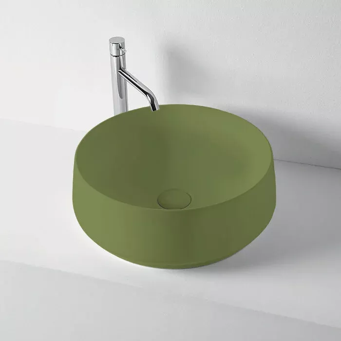 Раковина накладная Kerasan F10 460411 зеленый