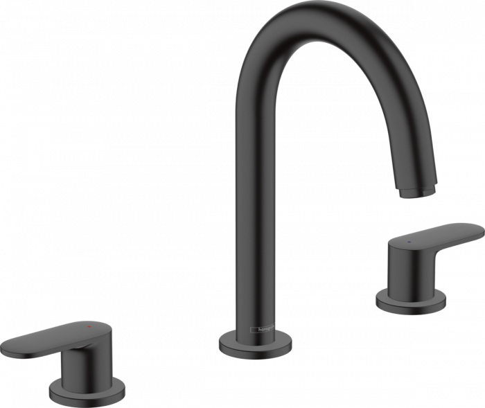 Смеситель для раковины Hansgrohe Vernis Blend 71553670, матовый чёрный