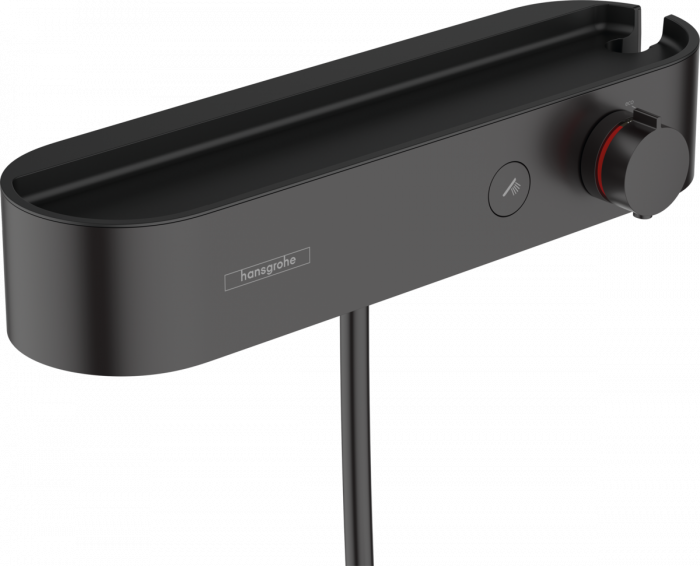 Смеситель для душа Hansgrohe ShowerTablet Select 24360670 термостатический, матовый чёрный