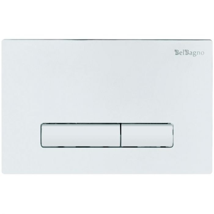 Комплект унитаза с инсталляцией BelBagno Due BB3103CHR/SC/BB002-80/BB018-GV-BIANCO с сиденьем микролифт и белой клавишей смыва
