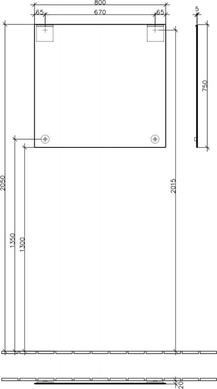 Мебель для ванной Villeroy & Boch Legato 80 white wood