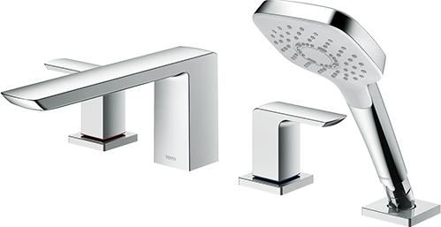 Смеситель на борт ванны TOTO SG/Jewelhex TBG02202R, хром