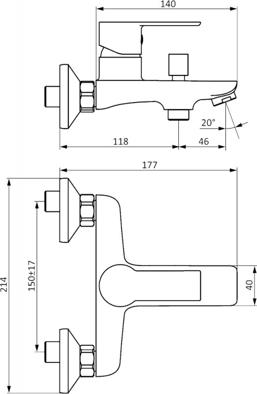 Комплект для ванной STWORKI Хельсинки HFDB97000 + HFHS10000 + HFHS02100 + HFHS02100