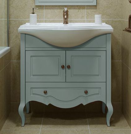 Мебель для ванной Caprigo Verona 80 blue white 2 двери 1 ящик