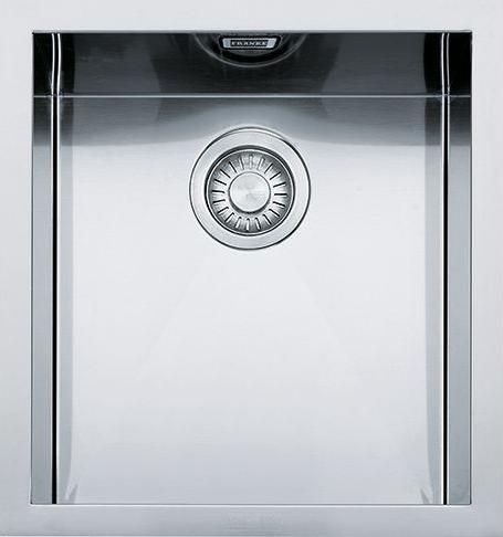 Кухонная мойка 42 см Franke Planar PPX 110-38 3,5" 122.0203.472, нержавеющая сталь