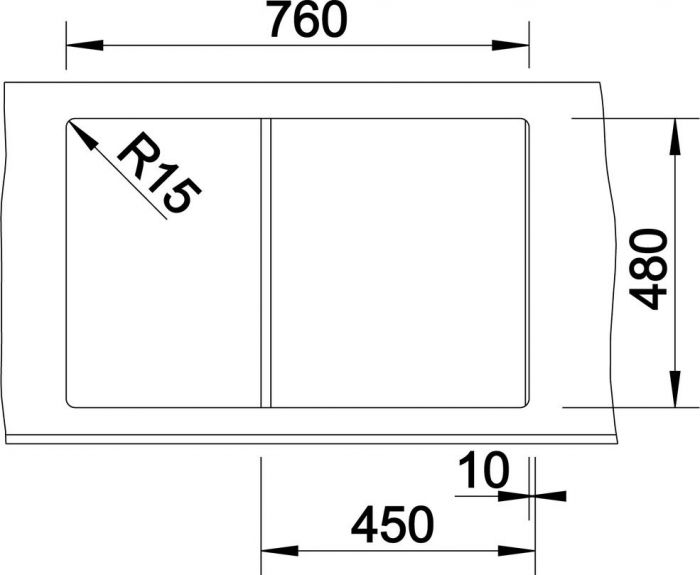 Кухонная мойка Blanco Zia 45 S 526013 чёрный