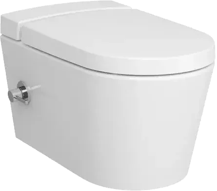 Унитаз подвесной VitrA Nest 5176B003-6233 безободковый, с функцией биде и сиденьем микролифт, белый