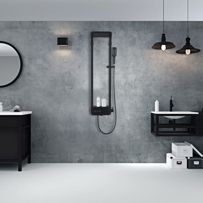 Душевая панель Black&White Seasons W2020 Velvet Black