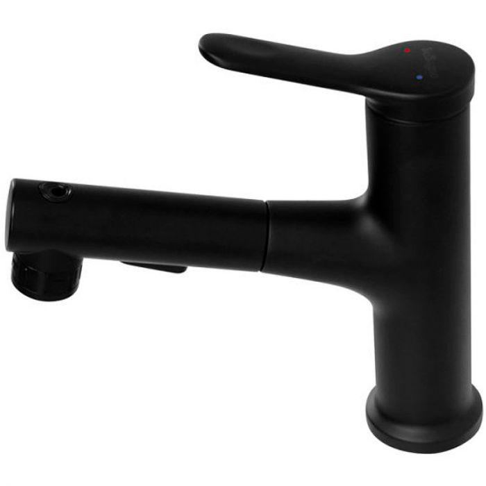 Смеситель для раковины BelBagno BB-LVMD-NERO-W0, черный матовый