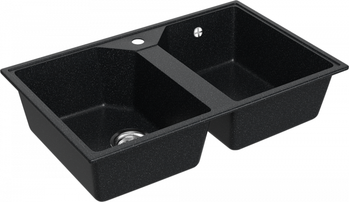 Мойка кухонная Domaci Палермо PR-770-004 черная