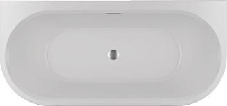 Акриловая ванна Riho Desire Back2wall B089012105 180x84 белая матовая с LED