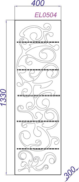 Шкаф пенал Aqwella Clarberg Elegance 40 EL0504 подвесной Белый