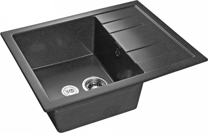 Кухонная мойка GranFest QUADRO GF-Q-650L графит