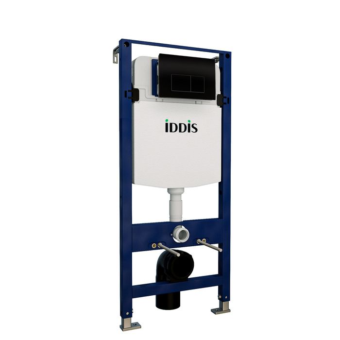 Инсталляция Iddis Optima Home OPH00MBi32K с клавишей смыва, черный