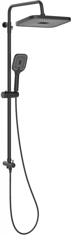 Душевая стойка STWORKI Готланд WH625-MB черная матовая