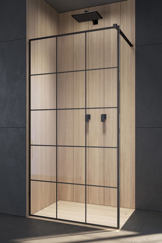 Душевая перегородка 115 см Radaway Modo II New Black 115 Factory 389115-54-55 стекло factory