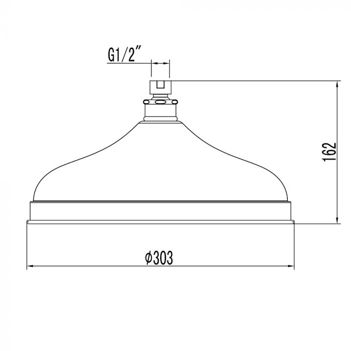 Душ верхний Lemark LM9830B бронза