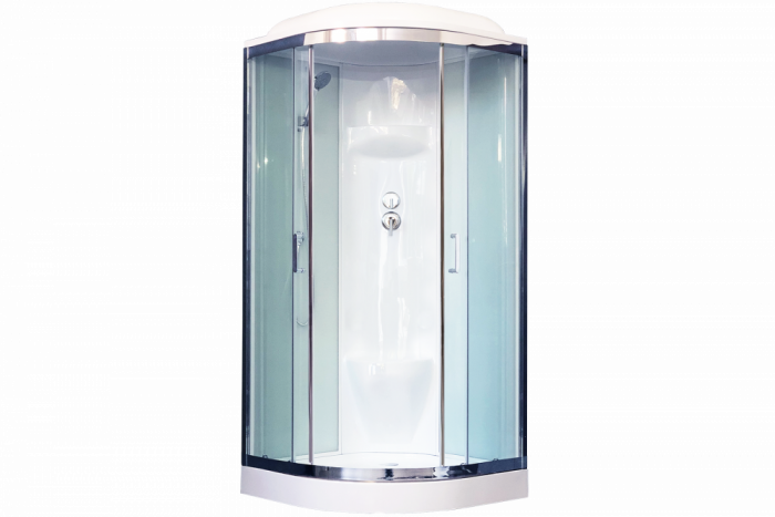 Душевая кабина 90х90 см Royal Bath НК RB90HK6-WT-CH стекло прозрачное