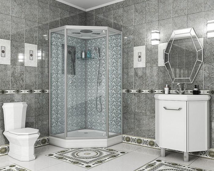 Душевая кабина Niagara Luxe 90x90 NG-7701DW без гидромассажа