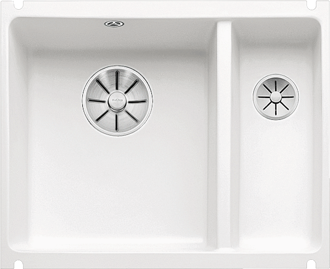 Кухонная мойка Blanco Subline 350/150-U Ceramic 523741 белый