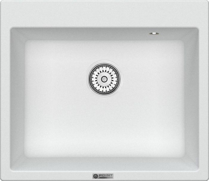 Мойка кухонная Point Бинга 60 PN3003W, белый
