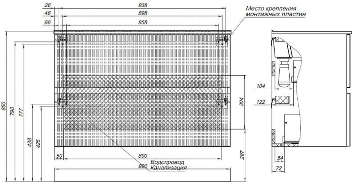 Кухонная мойка TopZero ColorX TNL 450 Gold Rose медь
