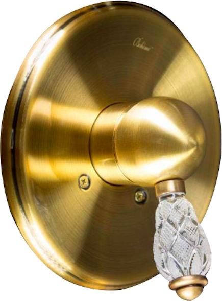 Смеситель для душа Boheme Crystal 305-CRST, бронза