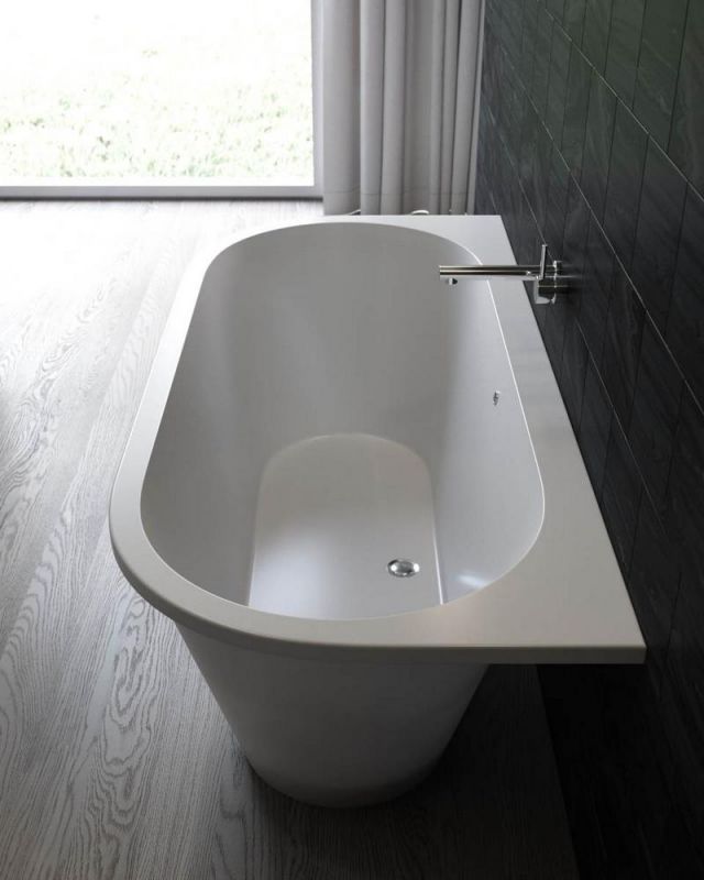 Ванна из искусственного камня Holbi Galatea 170x77 SCW 1.01.003.11.1, белый матовый
