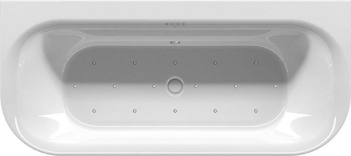 Акриловая ванна Riho Devotion B2W FALL 180x84 B096004005 Sparkle System белая глянцевая, заполнение через перелив