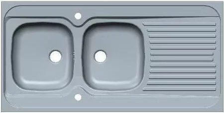 Кухонная мойка Alveus Classic 1008990 хром
