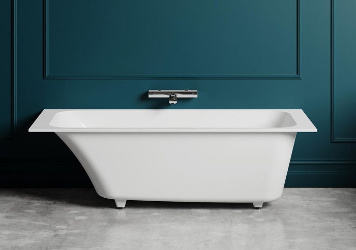 Ванна из искусственного камня Salini Orlando Kit 102111M 170x70 см, белый матовый
