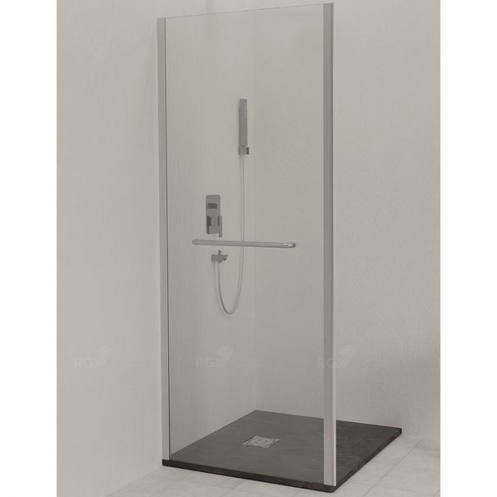 Душевая перегородка RGW Z-060-2 352206209-11 профиль хром, стекло прозрачное