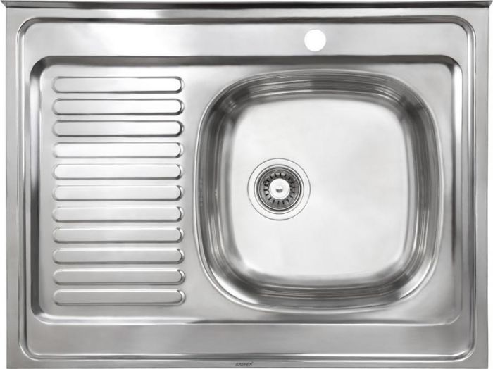 Мойка кухонная Kaiser KSS-8060R правая, хром