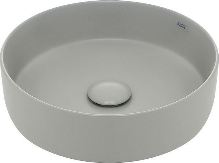Раковина AQUAme 35.5 AQM5012MFG, светло-серый матовый