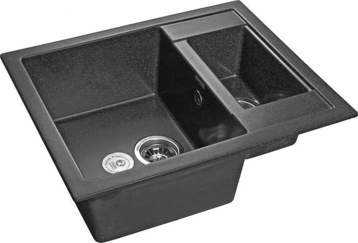 Кухонная мойка GranFest QUADRO GF-Q-610K графит