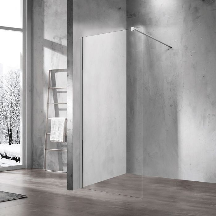 Душевая перегородка Vincea Walk-In VSW-1H900CL, стекло прозрачное, профиль хром