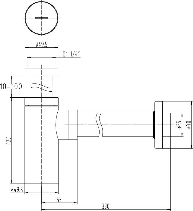Душевая дверь в нишу Riho Scandic Mistral M101 100 см L