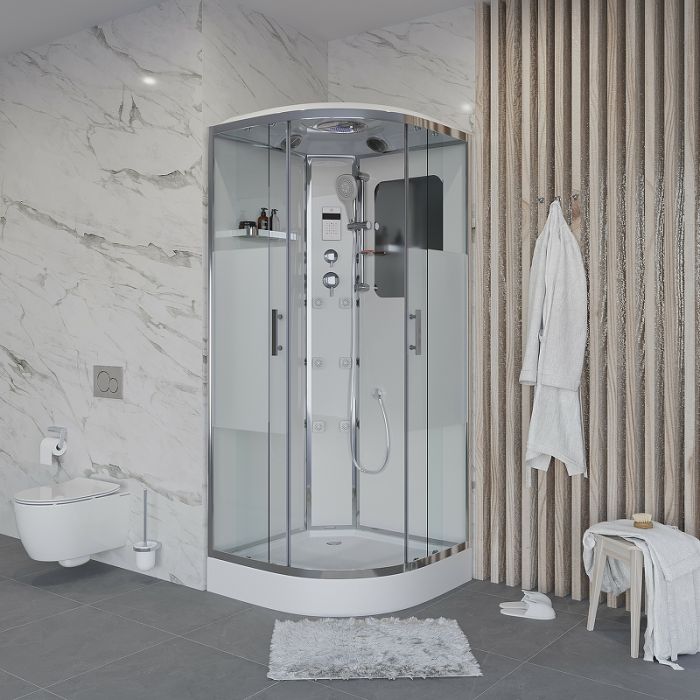Душевая кабина Niagara Ultra 90x90 NG-301-01 3010164, профиль хром, стекло прозрачное