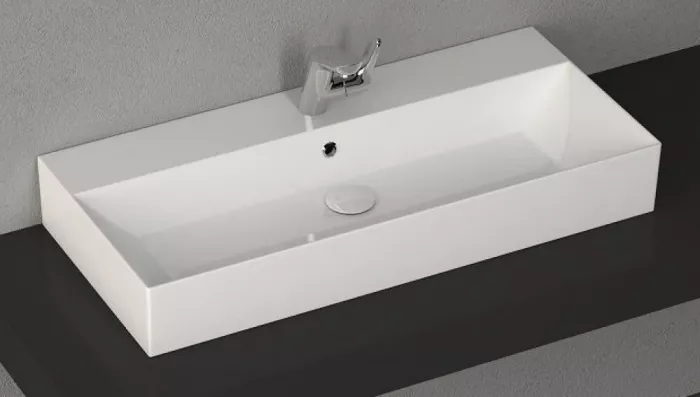 Раковина накладная Isvea SistemaZ Frame 10SF50090SV белый